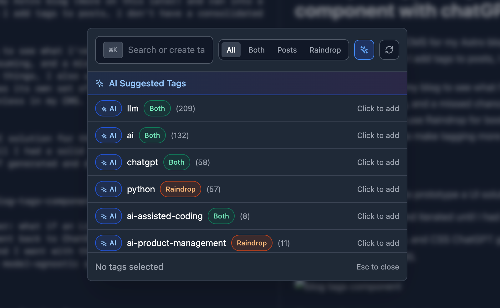 blog tags component 2