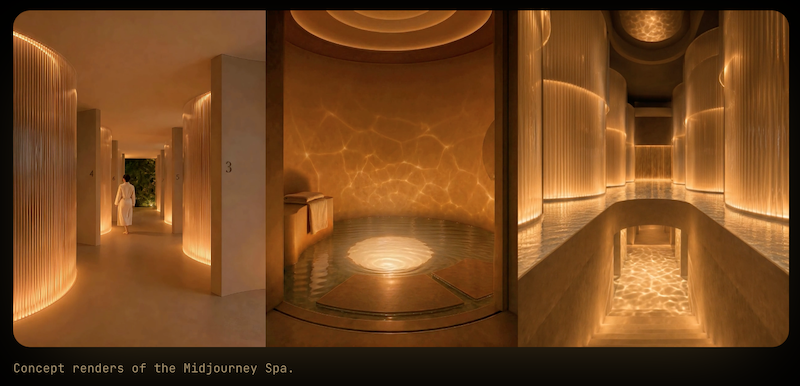 Midjourney Spa
